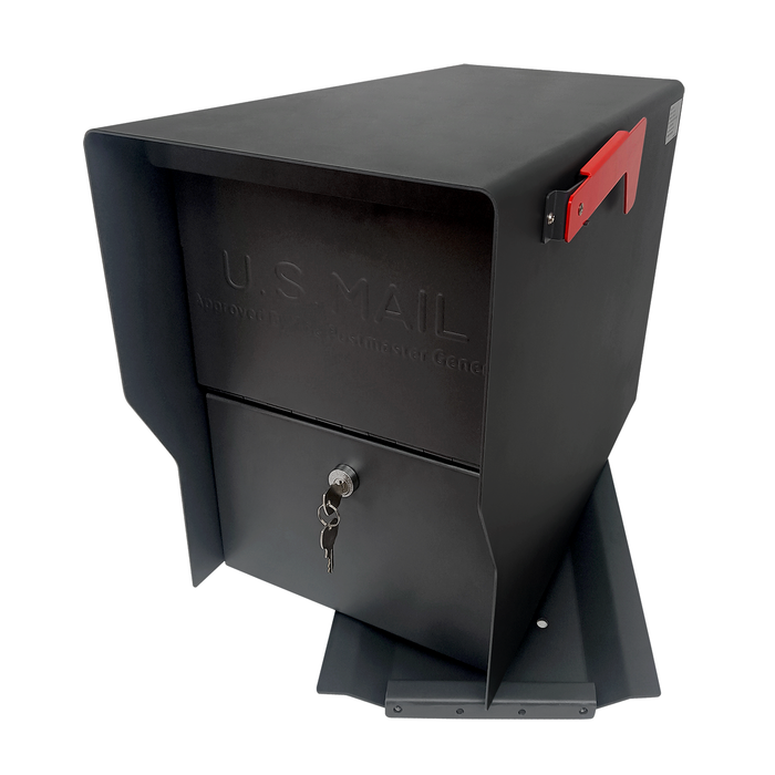 D27-H - Secure Curbside Locking Mailbox for Packages, Black