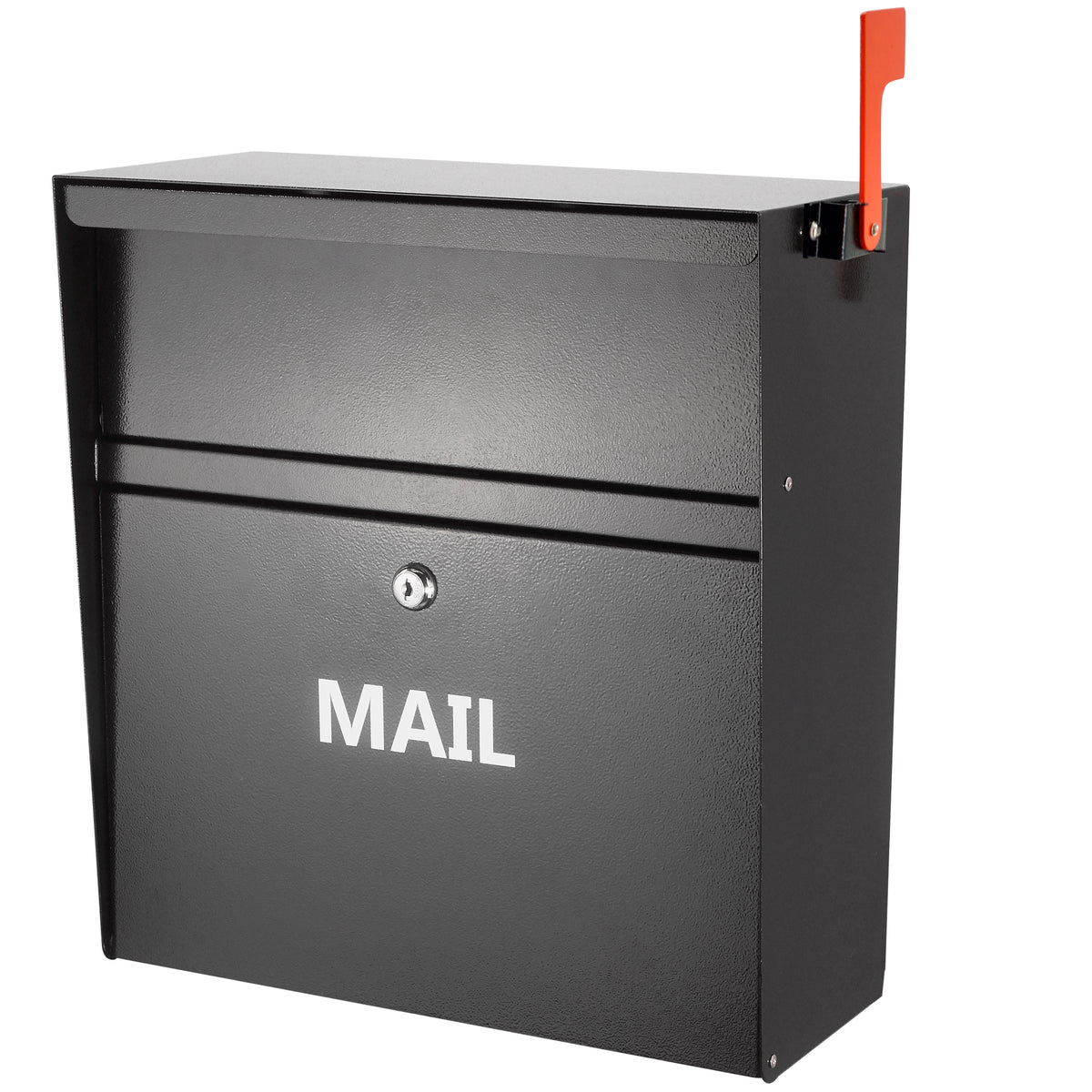 D03H - Rainproof Wall Mount Mailbox with Outgoing Mail Flag and
